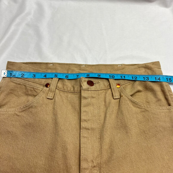 Wrangler 29"x38" Cowboy Cut Original Fit Jean in Prewashed Tan 13MWZTN - Picture 6 of 8